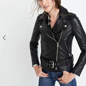 Madewell Ultimate Leather Motorcycle Jacket B0648